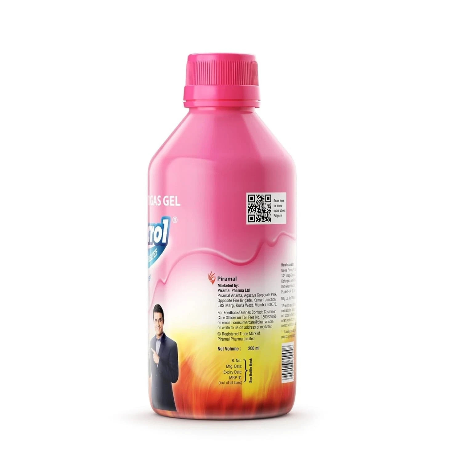 Polycrol Quick Fast & Lasting Relief From Acidity, Gas Mint Flavour – 200ml