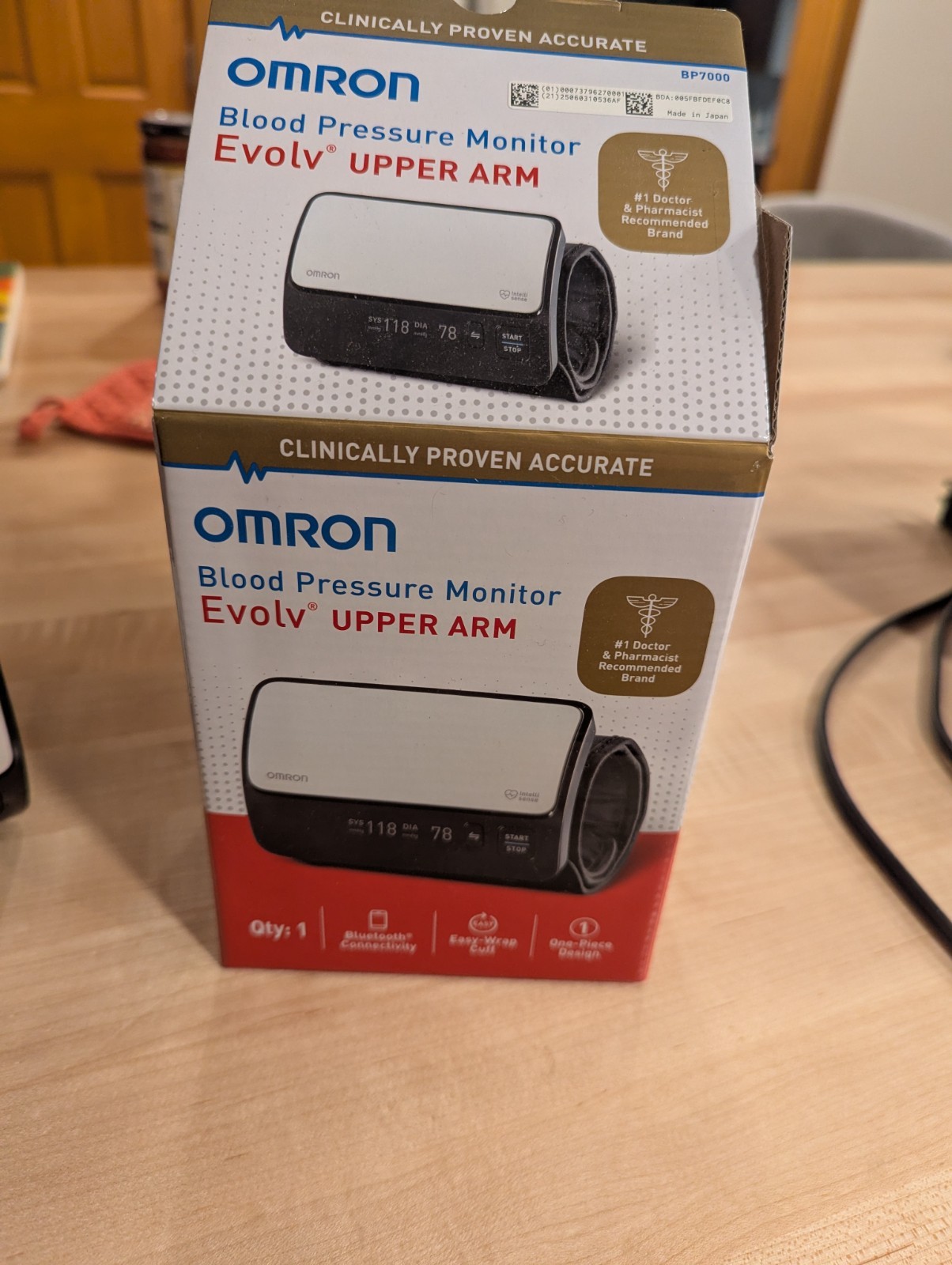 Omron BP7000 Evolv Wireless Upper Arm Blood Pressure Monitor