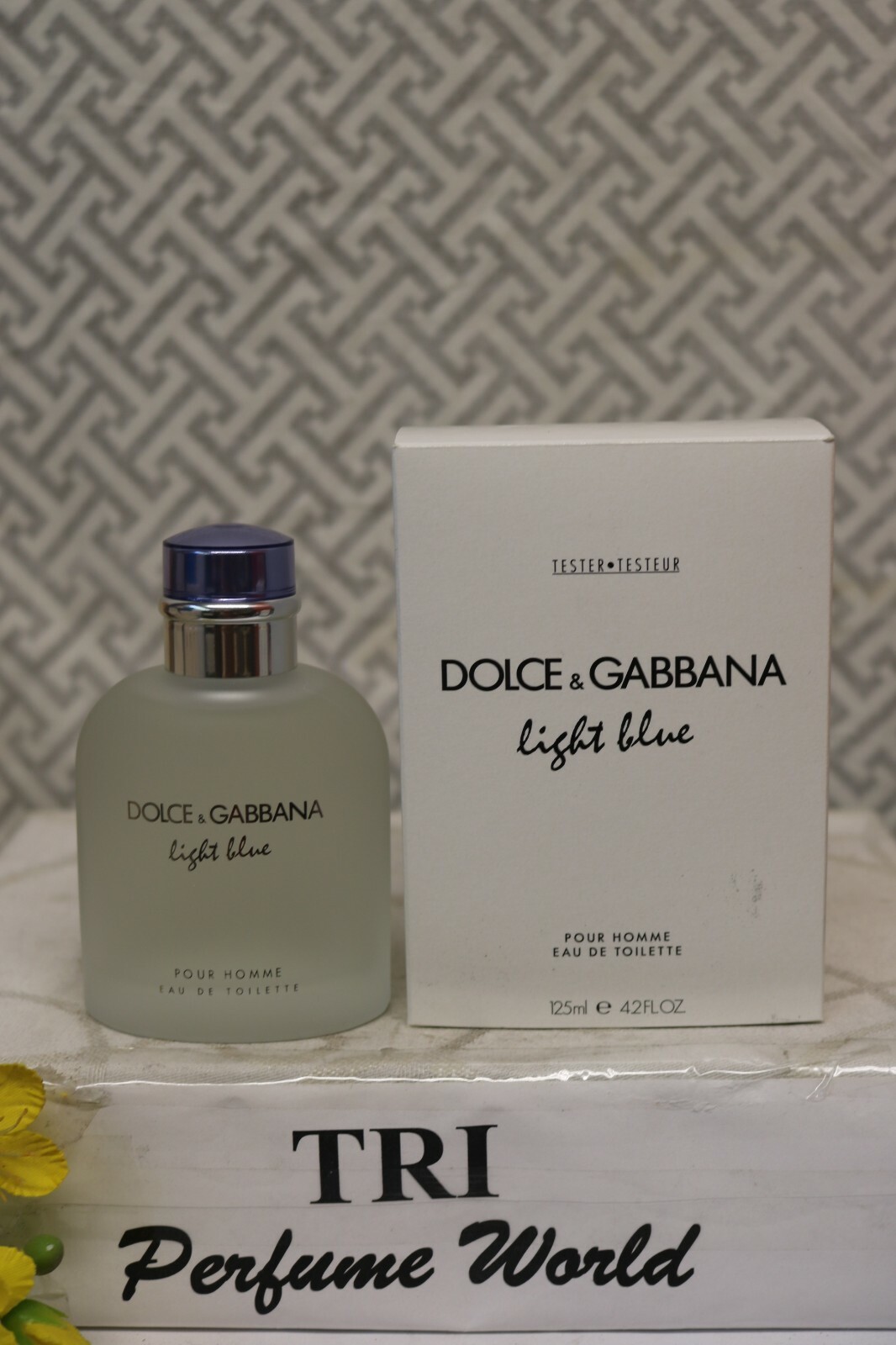 DOLCE & GABBANA Light Blue Eau de Toilette Pour Homme Spray 4.2 fl.oz. White Box