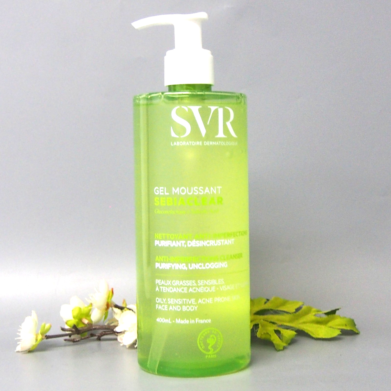 SVR Sebiaclear Cleansing Gel 400ml EXP 02/2028