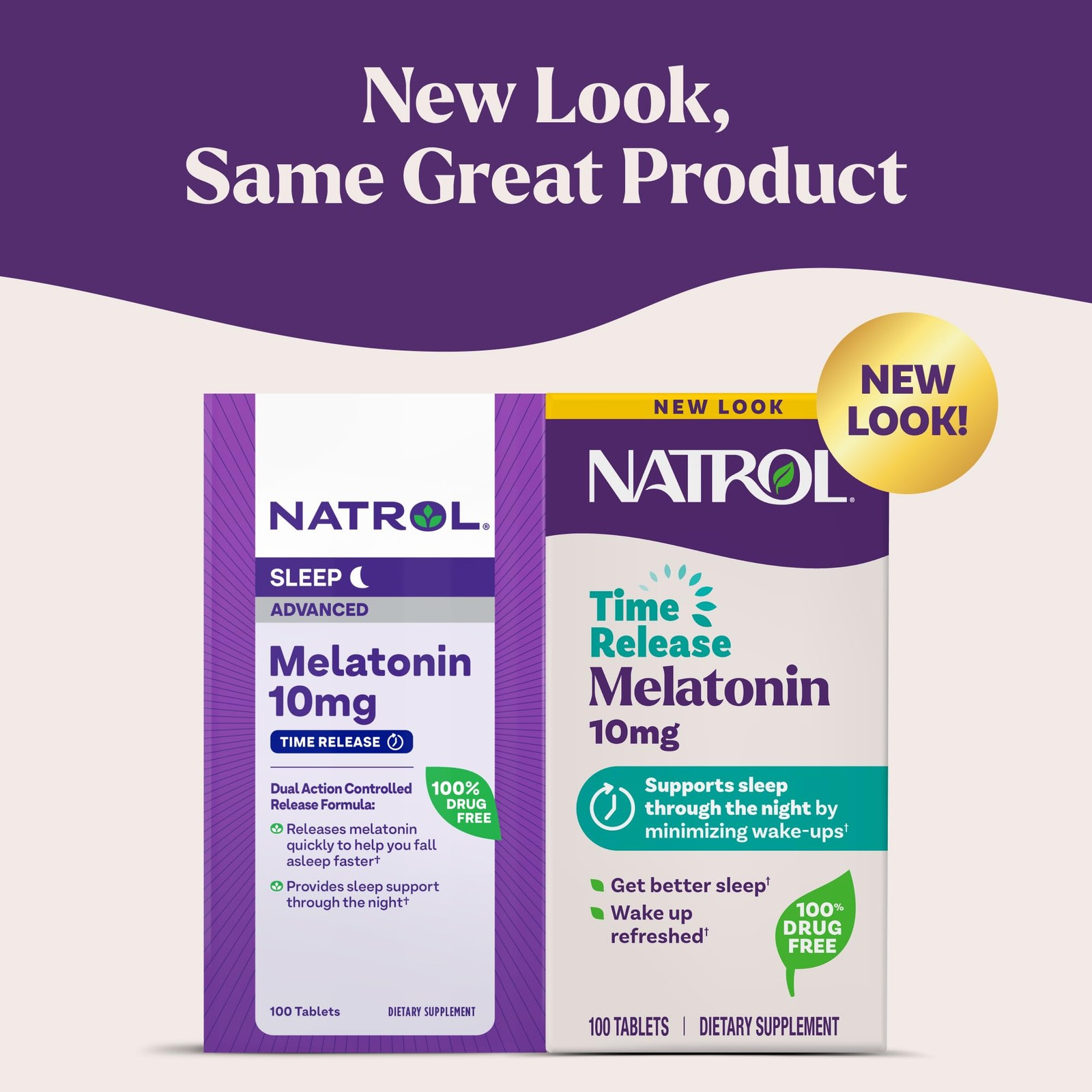 Natrol Melatonin 10mg Time Release Tablets, 100 Count (Pack of 1), No Color