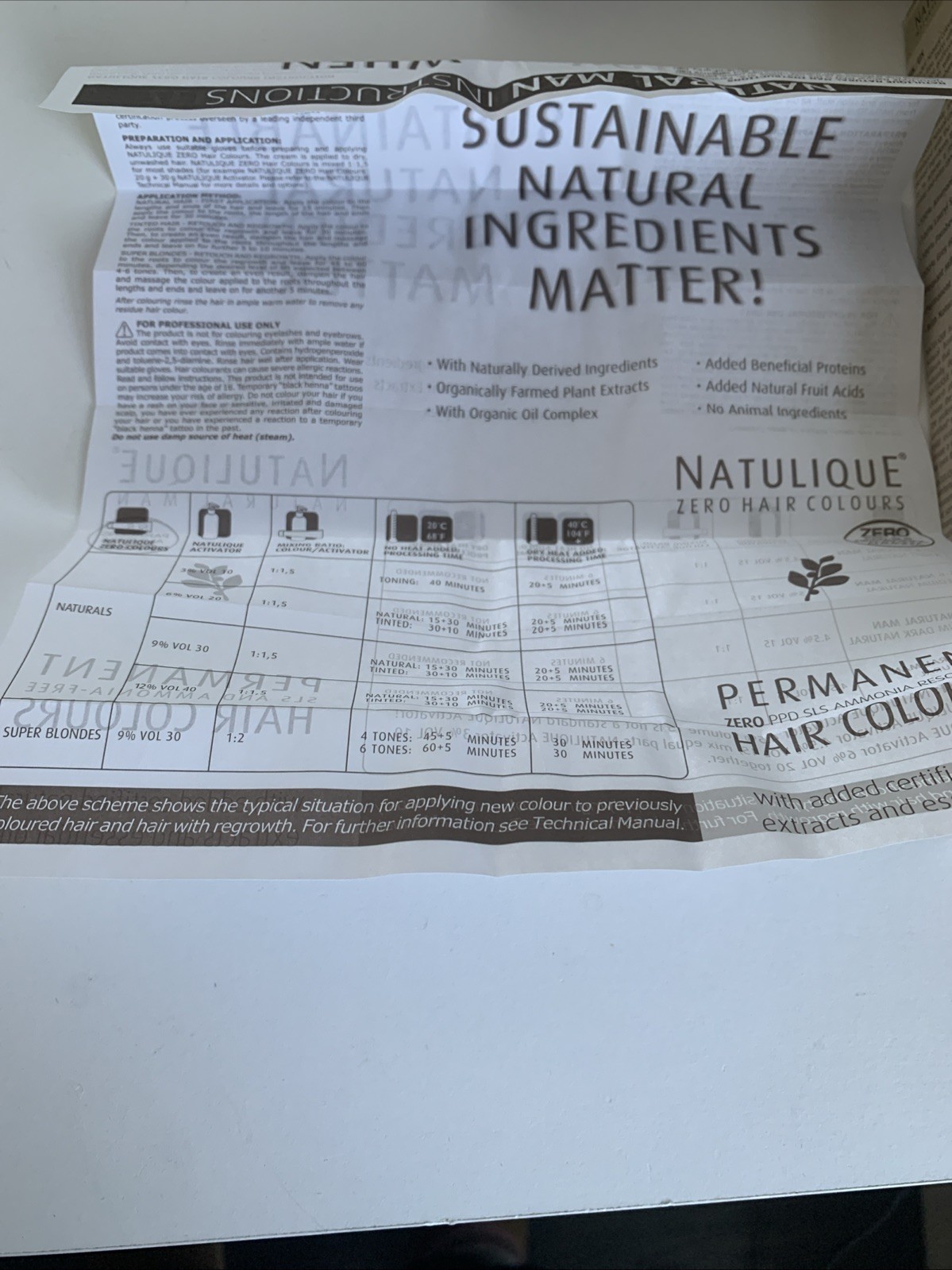 NATULIQUE Zero Extra Light Blonde Plus 10.0 Ammonia FREE Permanent Hair Color