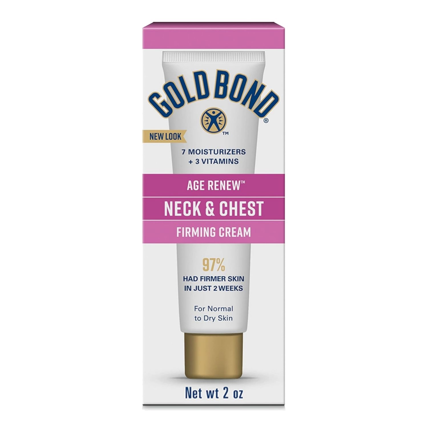 Non-Greasy Neck & Chest Firming Cream 2 Oz – Fragrance-Free & Gentle Formula
