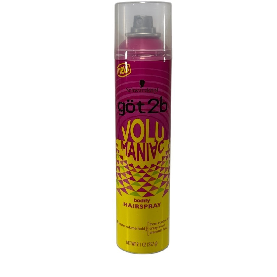 Got2b Volumaniac Bodify Hairspray for Insane Hair Volume by Schwarzkopf, 9.1 oz