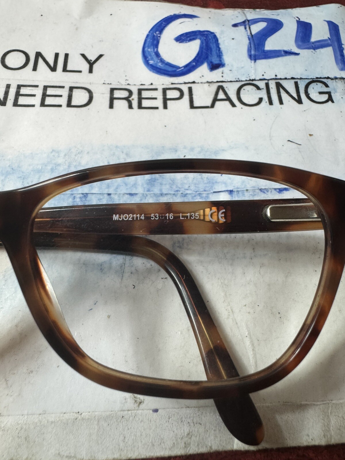 Maui Jim MJO 2114-10H Tortoise Brown Cat Eye Eyeglasses Frames 53-16 135 10774
