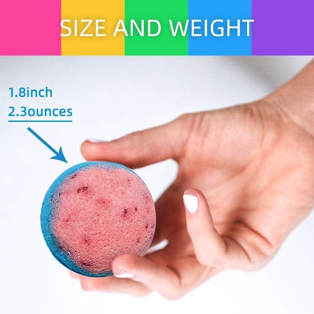 Bath Bombs Gift Set 50 Handmade Bulk Bath Bombs Kids Women Men Wonderful Fizz