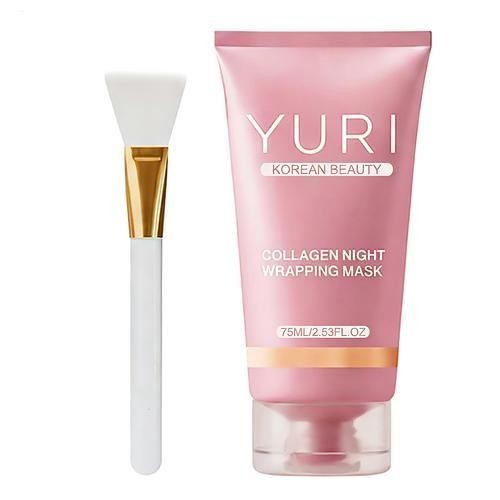Yuri Korean Collagen Night Wrapping Mask 75ml Hydrating Sleeping Mask New In Box