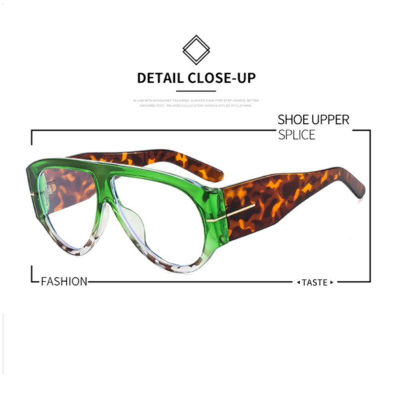 Blue Light Blocking Reading Glasses Men Women Oval Large Frame Fashion Glasses
