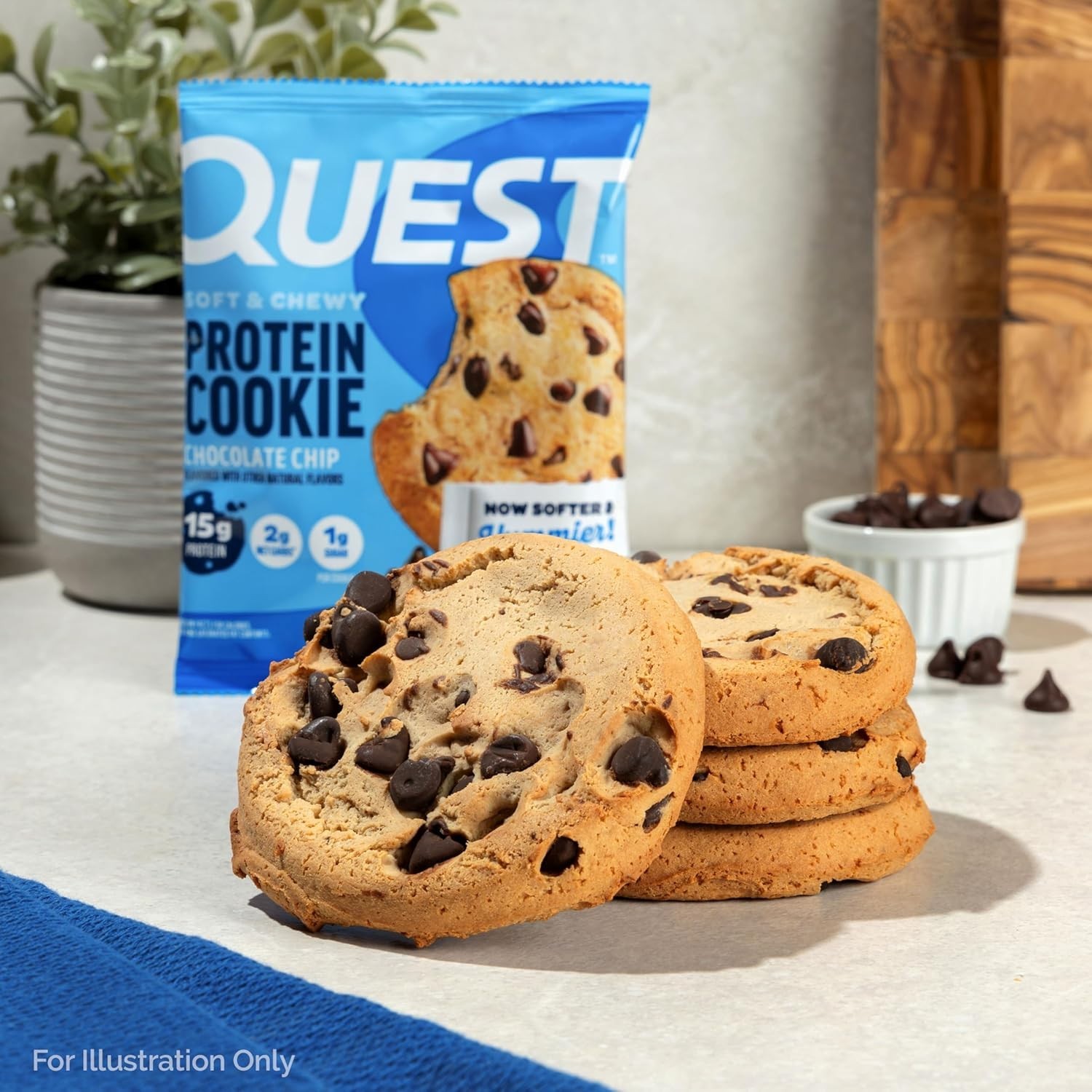 Quest Soft & Chewy Chocolate Chip Protein Cookies 12 ct 2.08 oz Each
