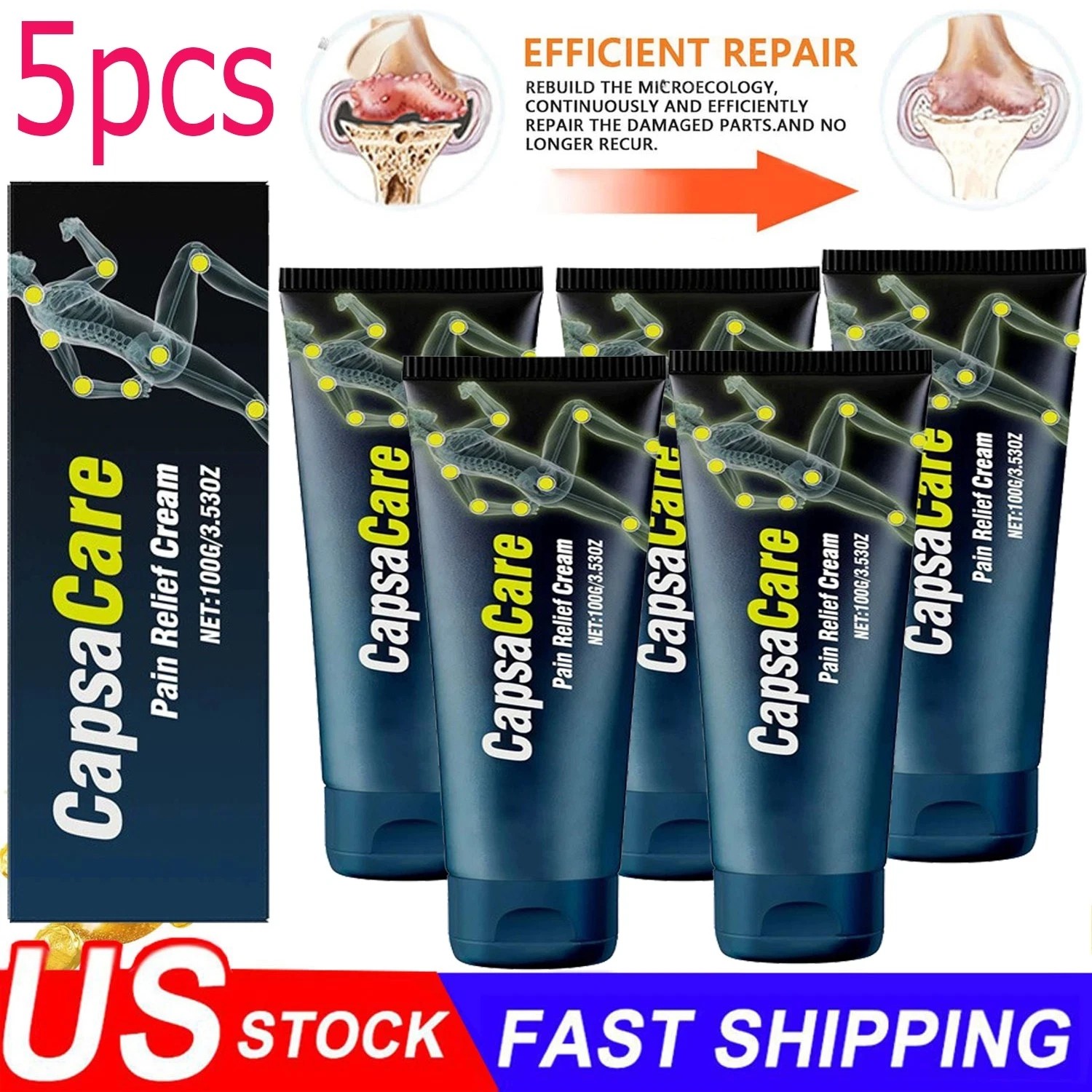 Neuropathy Relief Cream Massage Lotion for Feet Hand Leg Nerve Burning Skin Care