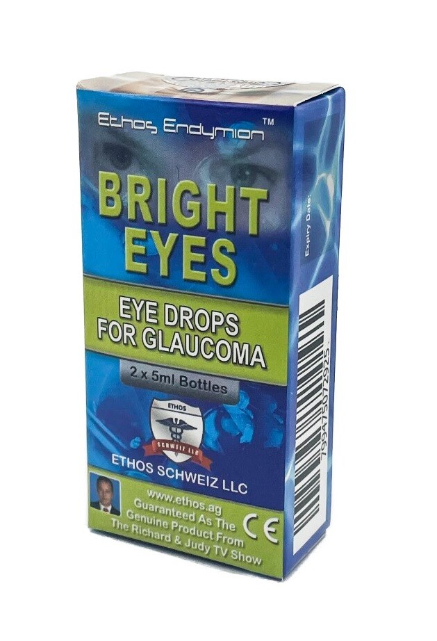 Ethos Bright Eyes Eye Drops to Combat and Help with the Symptoms of Glaucoma