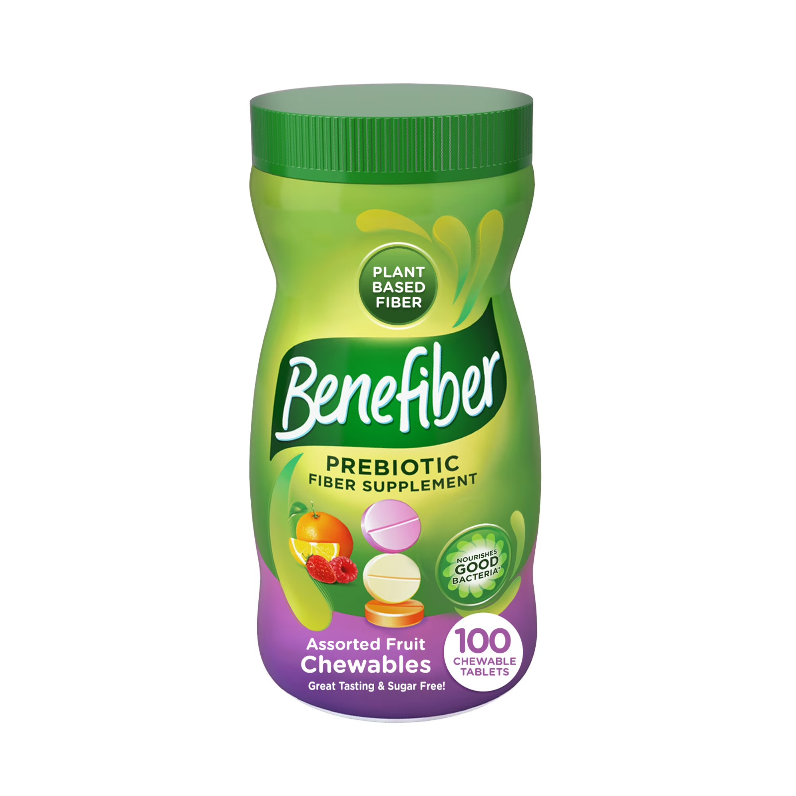 Benefiber Chewable Prebiotic Fiber Supplement Tablets for Digestive Health