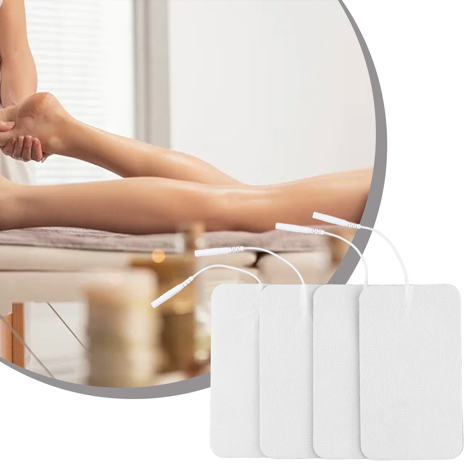 Electrode Pads Extra Large Replacement Patches 7×12 cm Designed for Tens Units