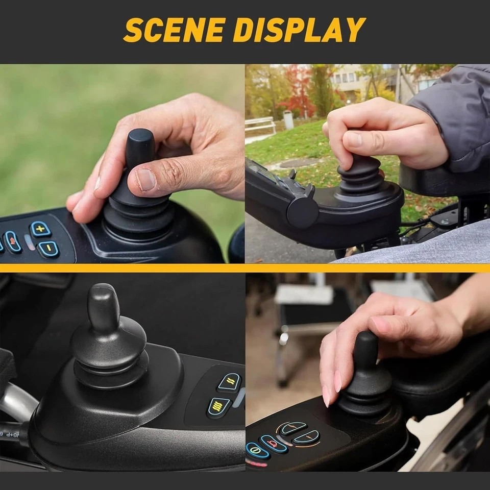 Universal Knob and Gaiter Boot for Wheelchair Joystick Replacement 1.57 In