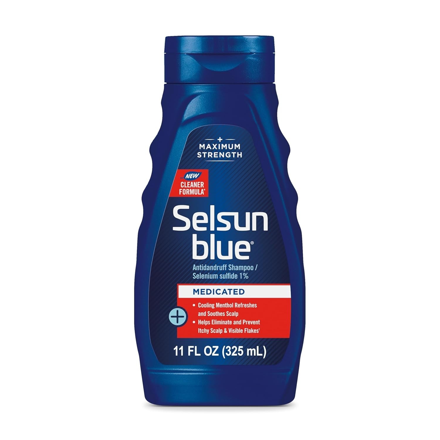 Selsun Blue Medicated Antidandruff Shampoo Maximum Strength -USA
