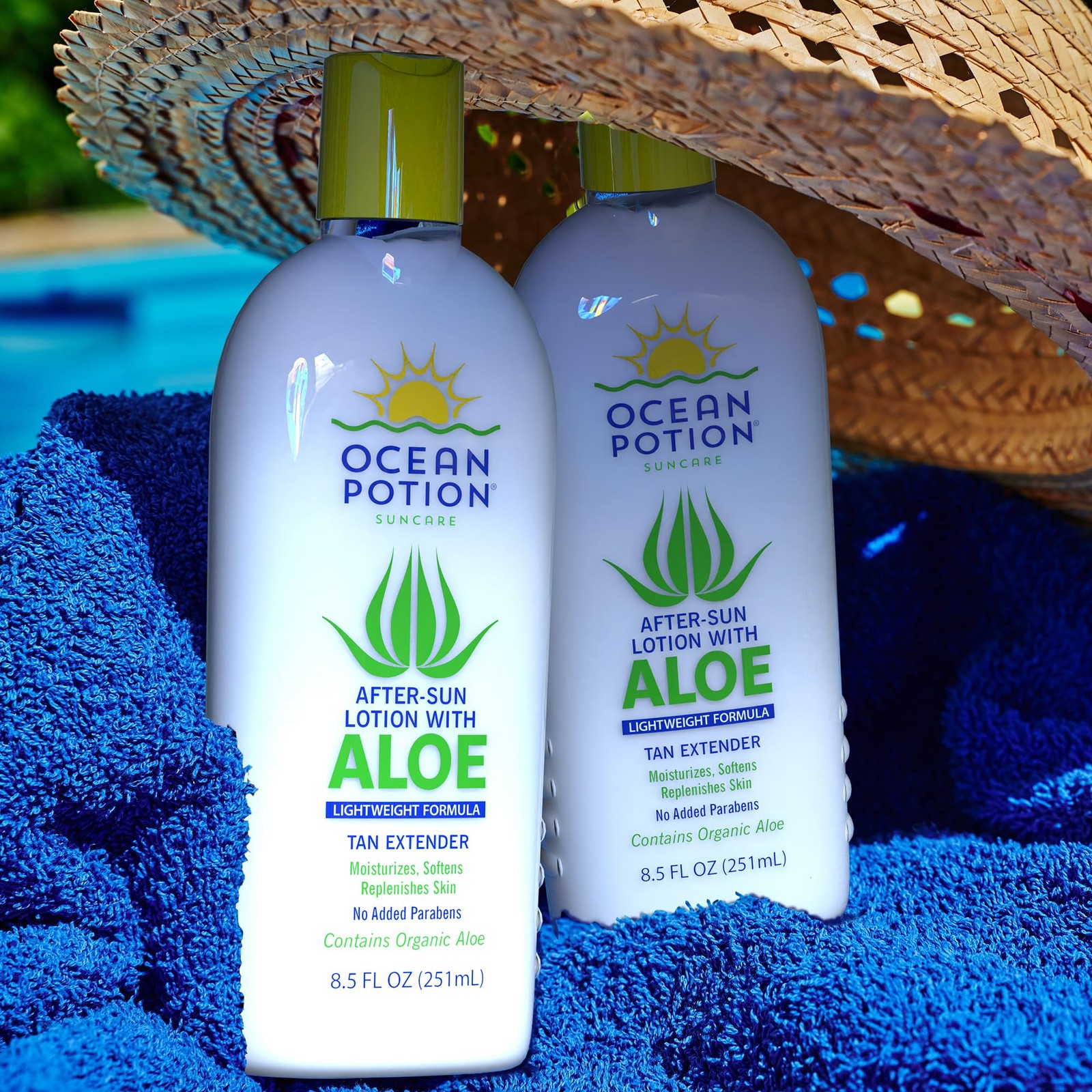 After Sun Lotion with Aloe Vera, Hydrating Moisturizing Body Lotion for Dry S…