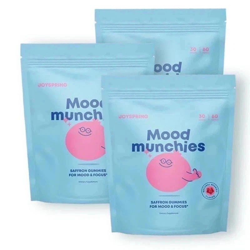 NEW Saffron Gummies Mood Munchies Mood for 3PCS | & Focus JoySpring Support