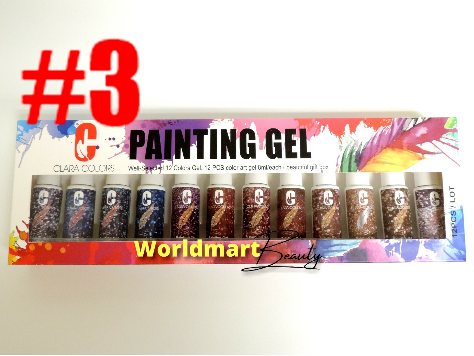 Gel Art Color Liner Design 7ml-0.23fl.oz Gel Polish Set #3