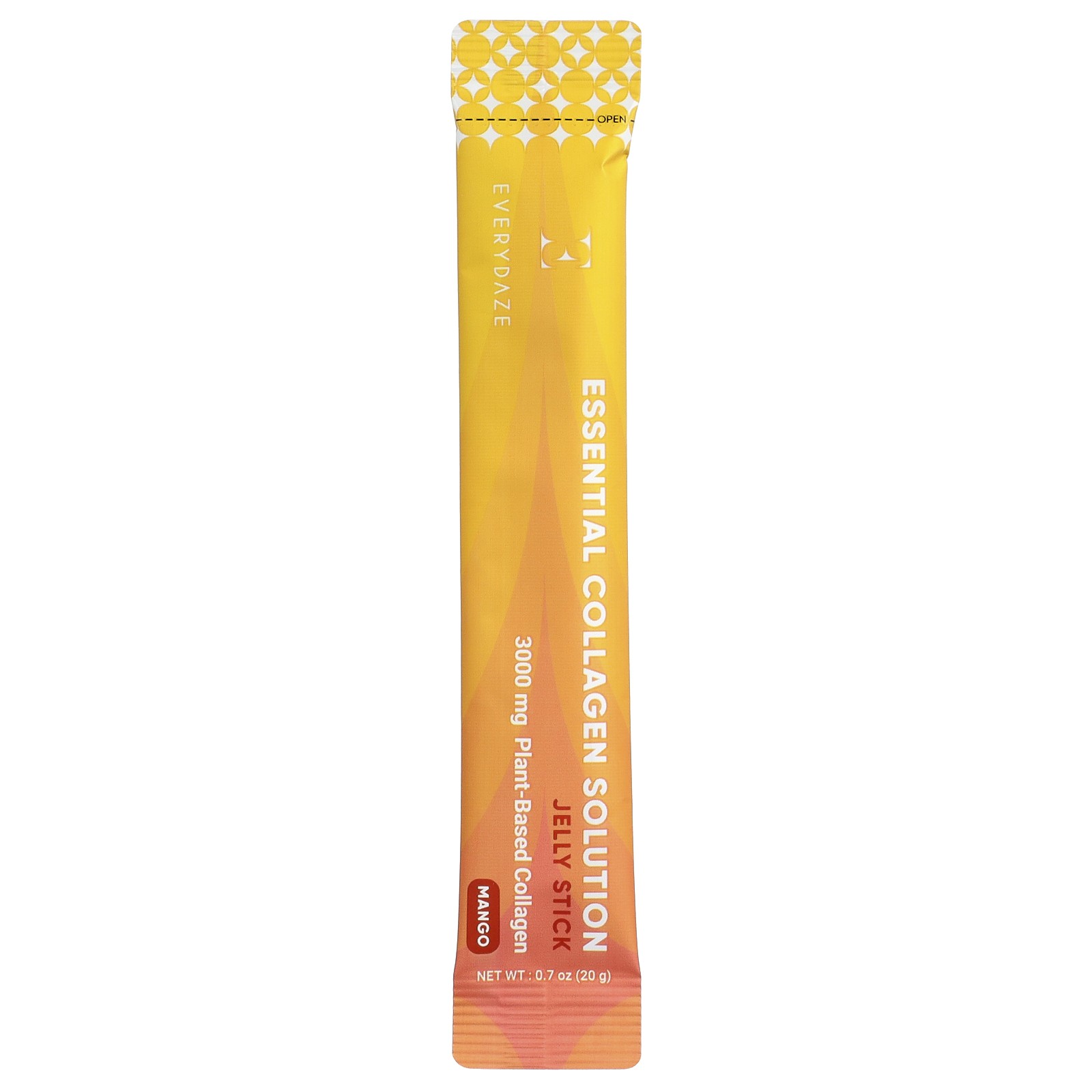 Essential Collagen Solution Jelly Stick, Mango, 3,000 mg, 10 Sticks, 0.7 oz (20
