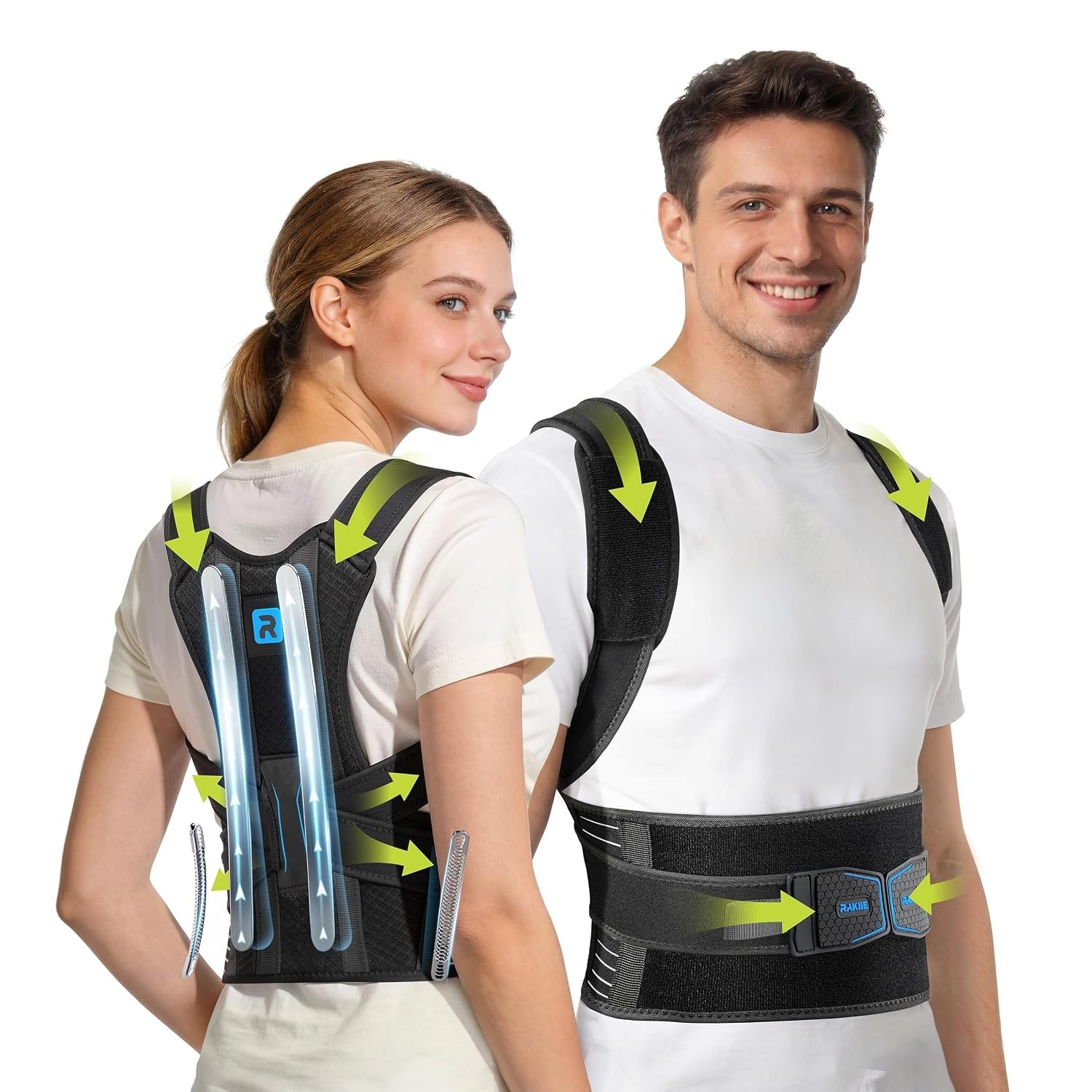 Posture Corrector Back Brace Shoulder Straightener Support Pain Relief Men Women