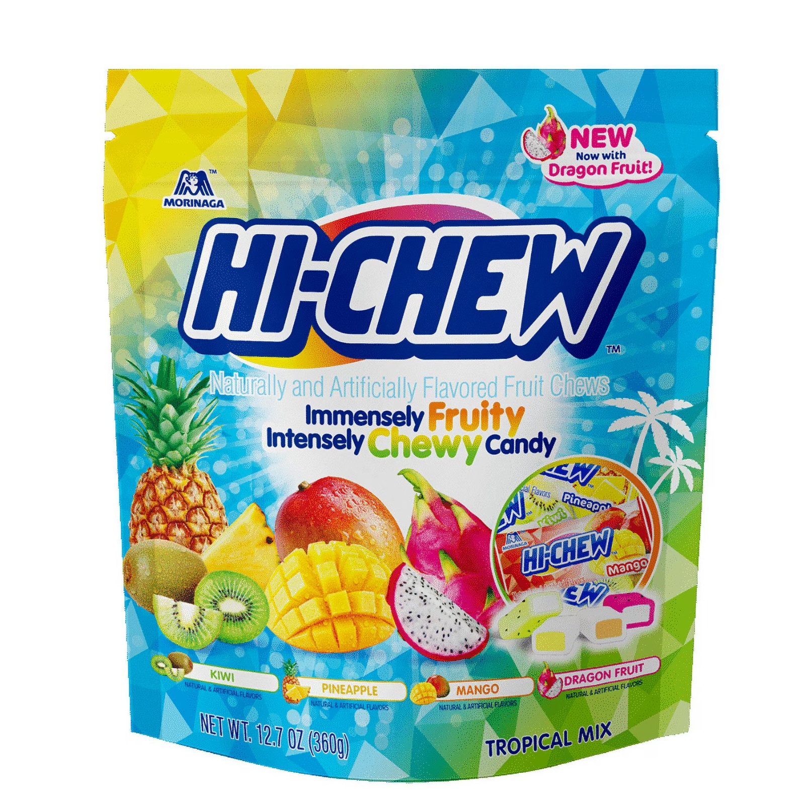 Hi-Chew Tropical Mix Chewy Candy, 12.7 oz, Bag (PACK OF 1)….