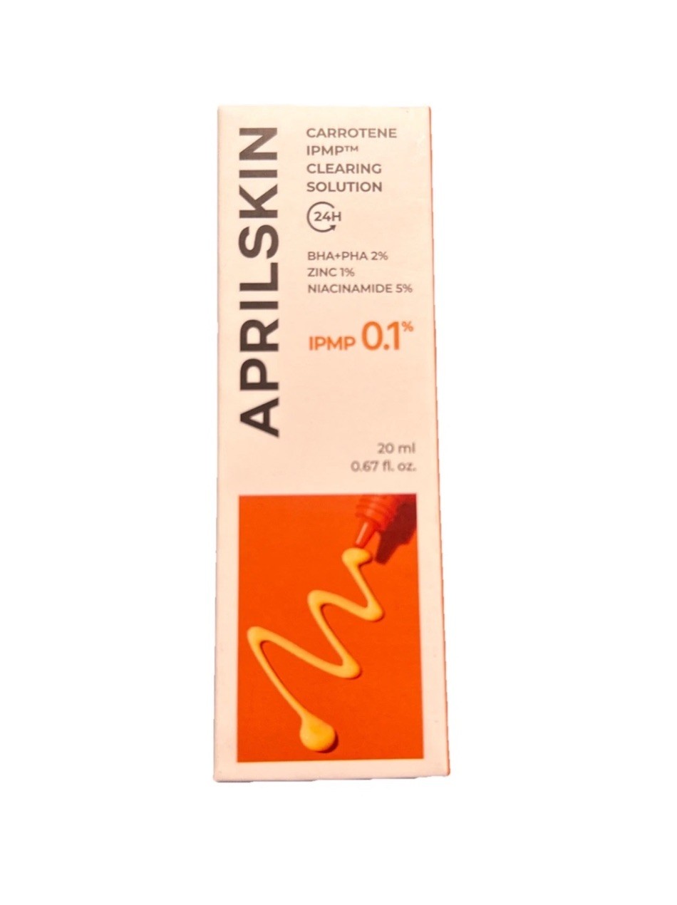April Skin Carotene IPMP Clearing Solution 20ml/0.67oz Full Size Exp. 09/27