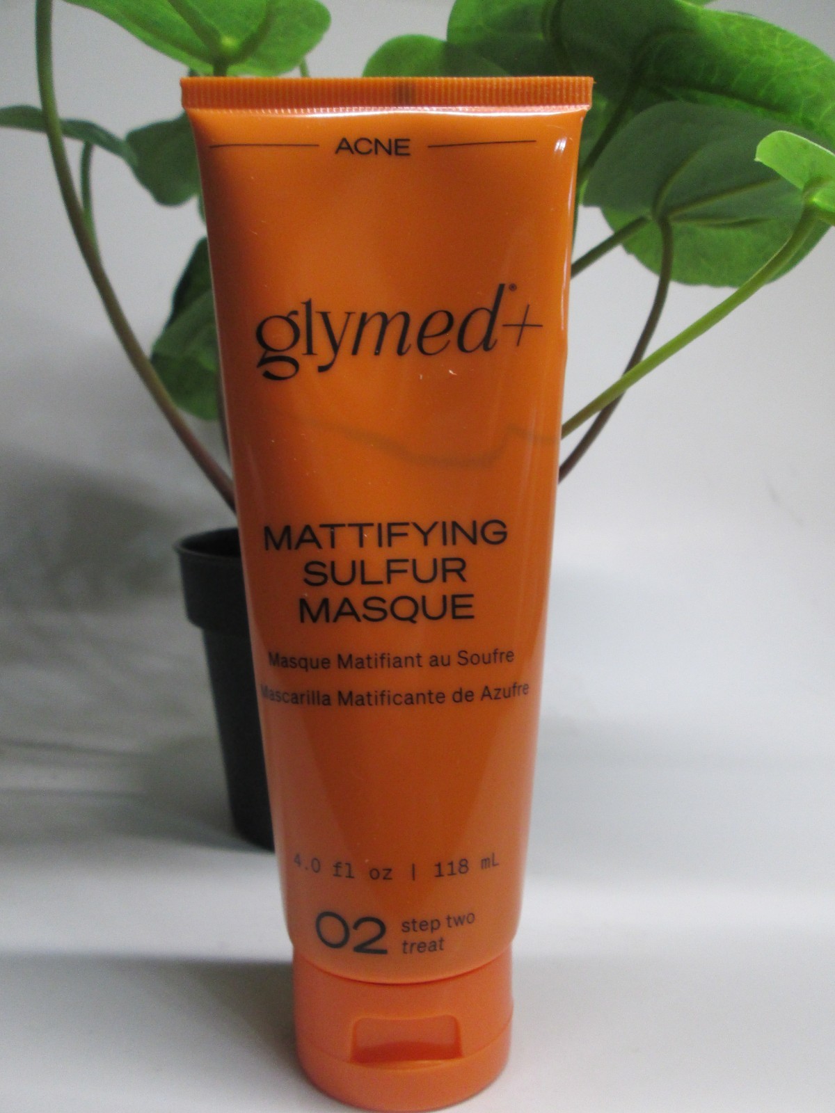 GLYMED PLUS MATTIFYING SULFUR MASQUE 4FL.OZ/118ML NEW exp 2028