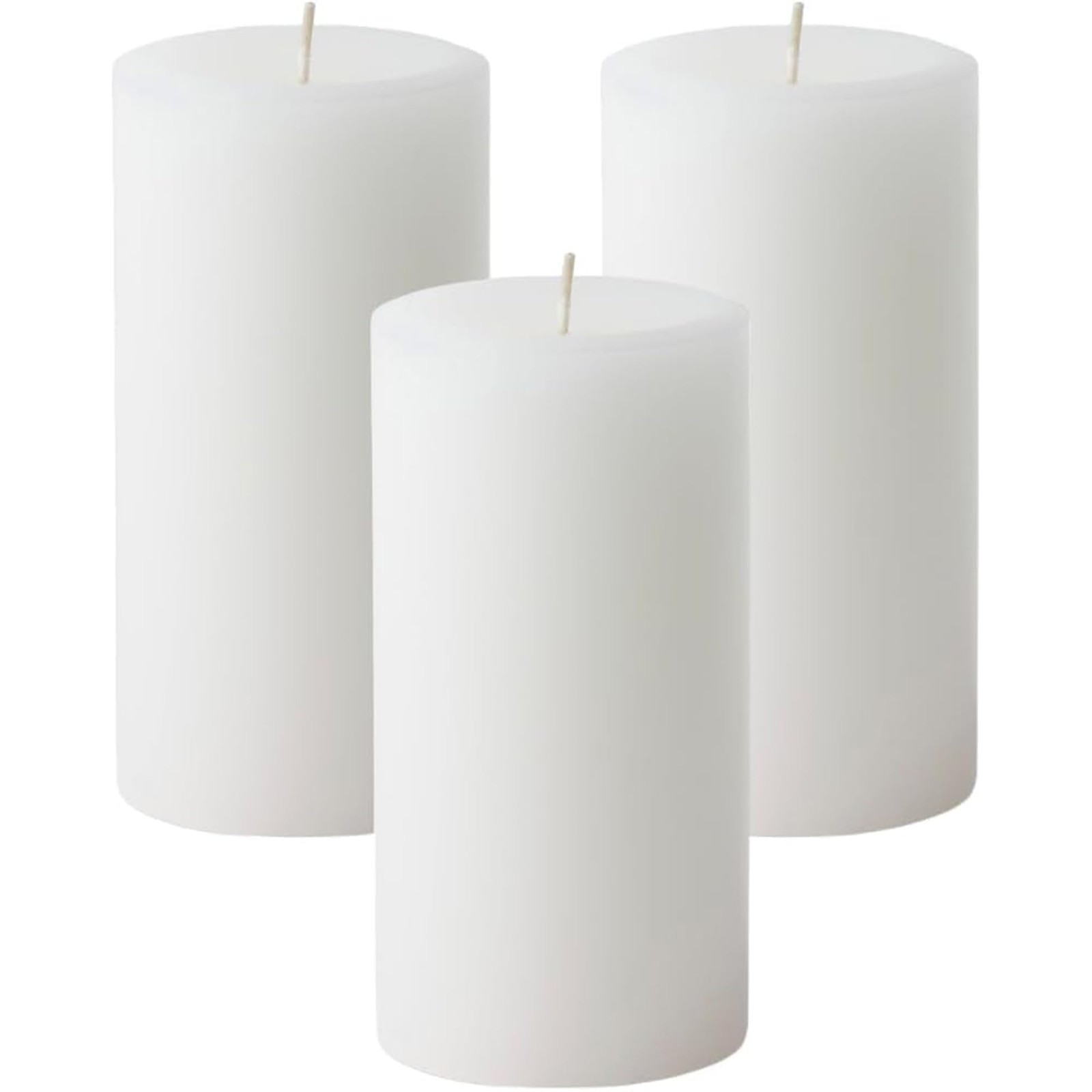 Mister Candle Citronella Candles, Ideal for Outdoor & Indoor, 3 x 6″, White