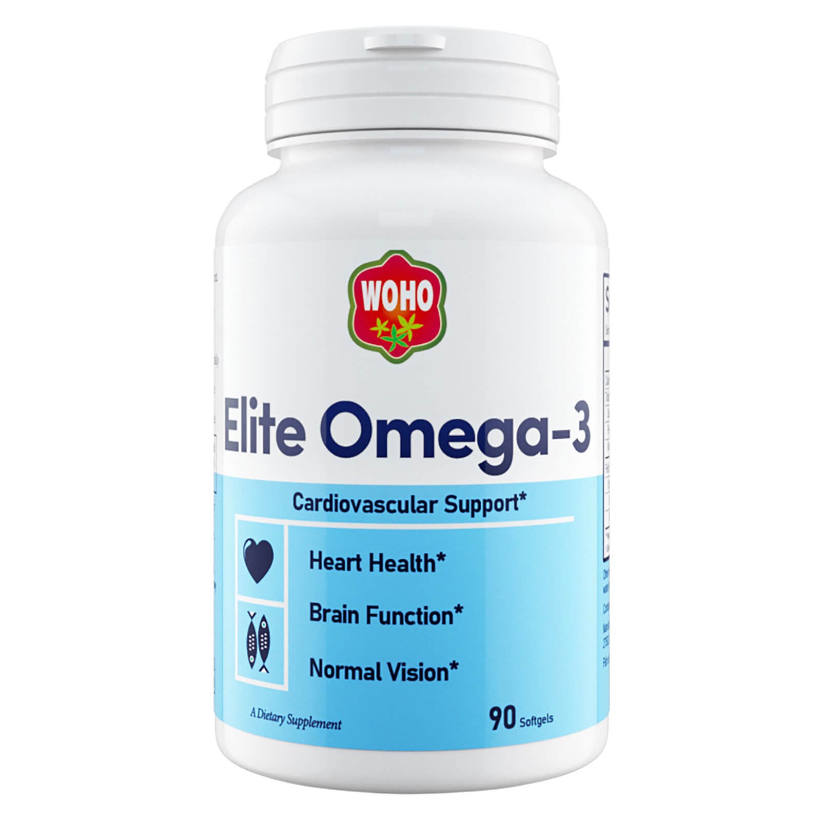 Woho Ultra Omega-3 (Bovine Gelatin) – 90 Softgels, Cardiovascular Health
