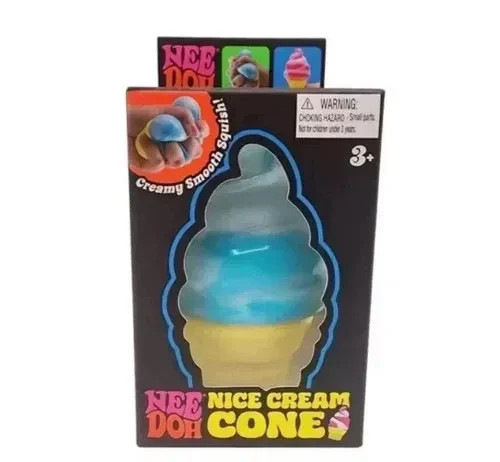 NeeDoh NICE CREAM CONE Ice Cream Squishy Toy 2026 NEE DOH Stress Ball US