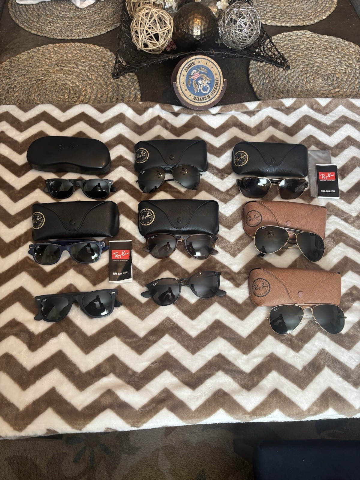 USED Ray-Ban Sunglasses 🕶️ LOT (9) Pairs