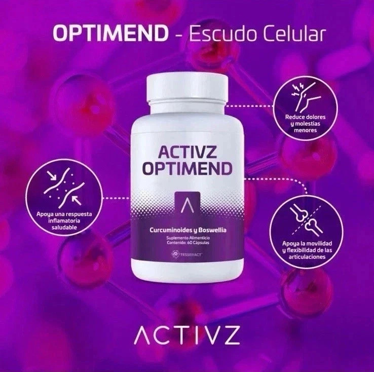 ACTIVZ OPTIMEND 60 Capsules Cellular Firefighter Free Shipping US. EXP 11/2026