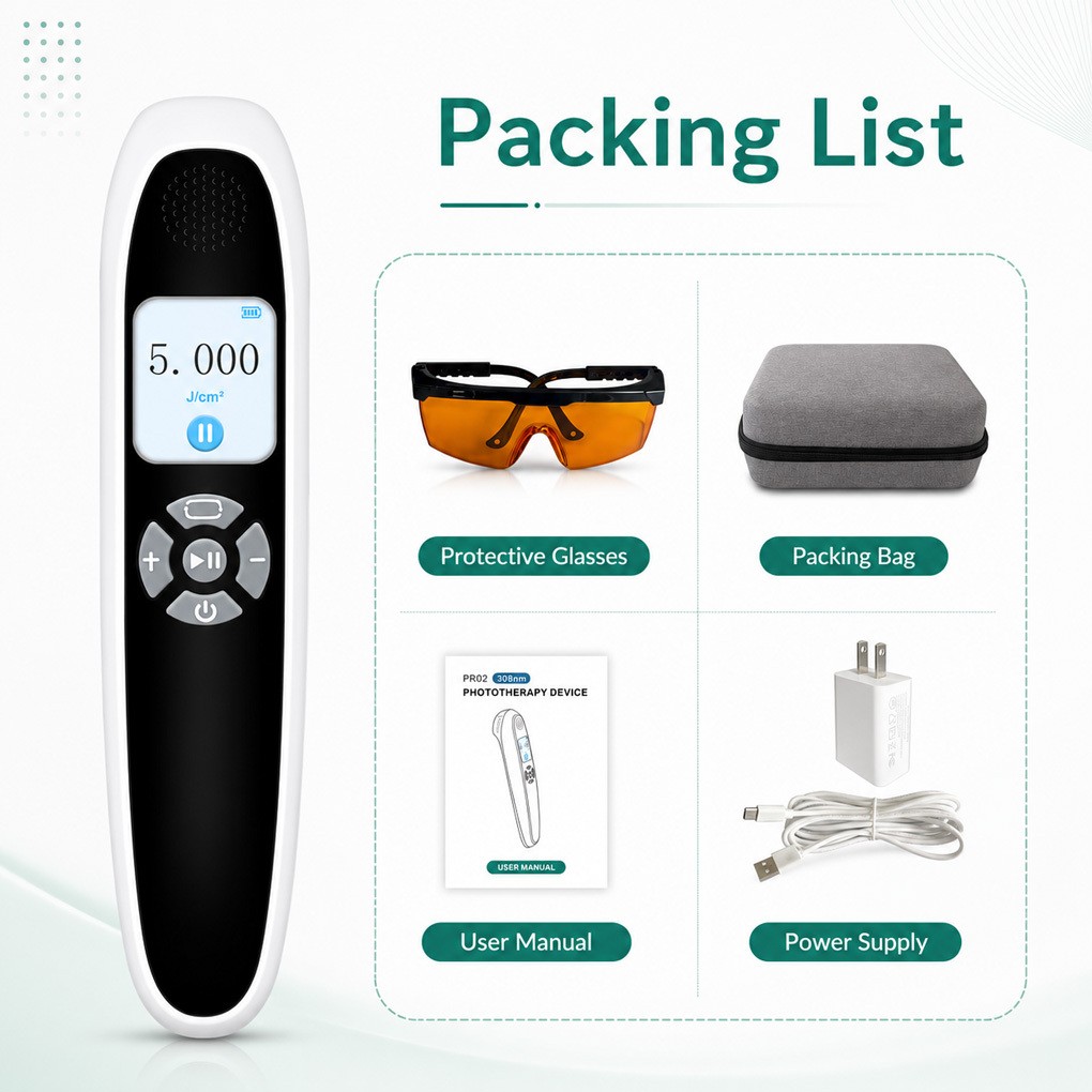 High Efficiency 308nm UVB Light Therapy Device for Skin Repair and Even Tone