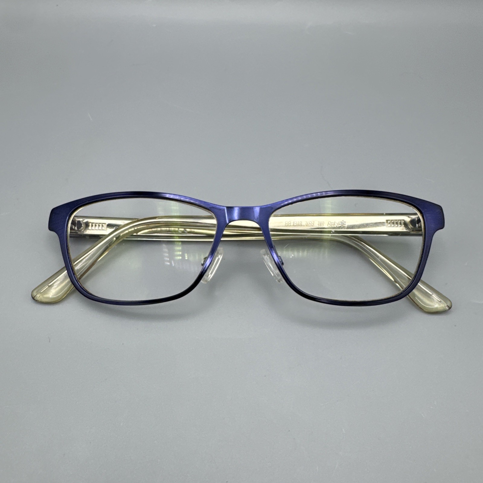 Gucci GG 4259 VO2 Dark Blue Purple Cat Eye Eyeglasses 52-15 140 FRAMES ONLY