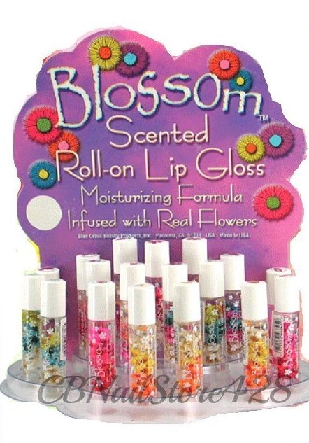 ON SALE! Blue Cross Blossom- Scented Lip Gloss with Real Flowers 0.2oz- Pick Any
