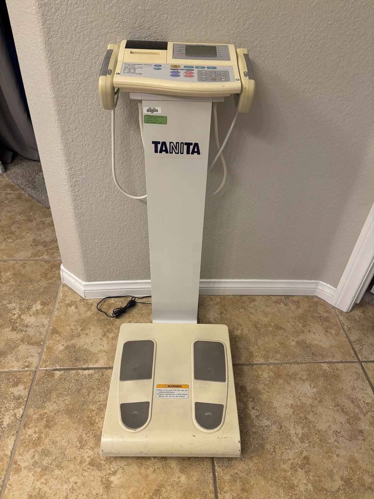 Tanita BC-418 Body Composition Analyzer Weight Scale