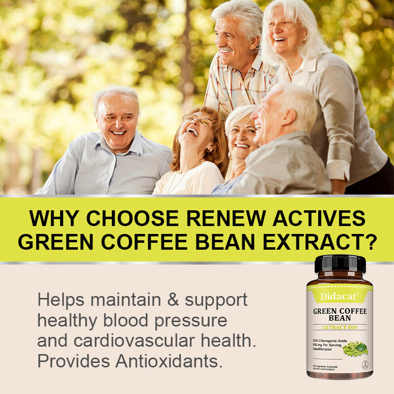 Green Coffee Bean Supplements – Supports Healthy Weight,Reduces Belly Fat