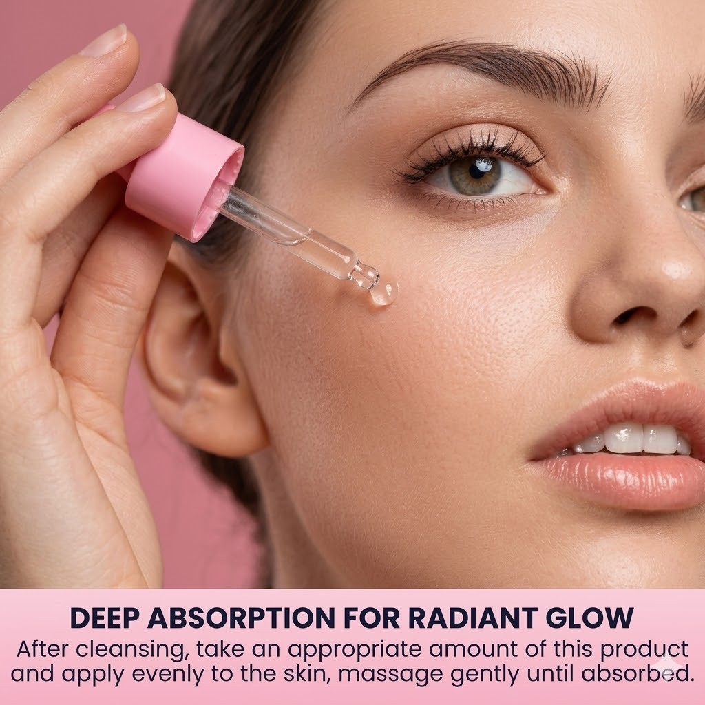 Deep Care 5in1 Face Serum Vitamin C Hyaluronic Acid Collagen Anti Ageing 30ml