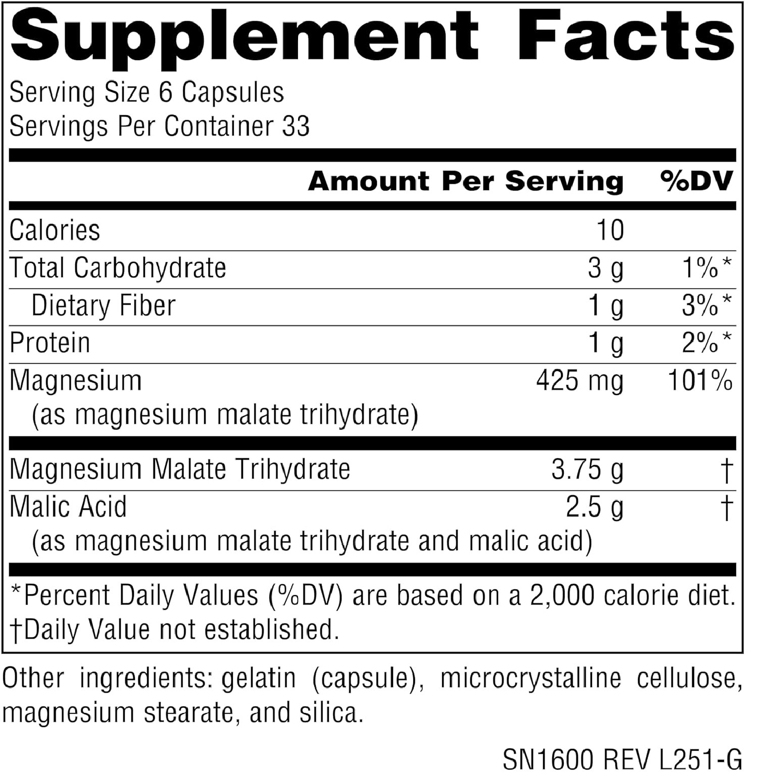 Source Naturals Magnesium Malate, Supports Muscles and 200 Count (Pack of 1)