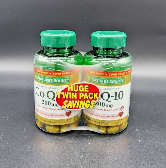 Nature’s Bounty CoQ10 200 mg Softgels, Heart Health & 80 Count (Pack of 2)