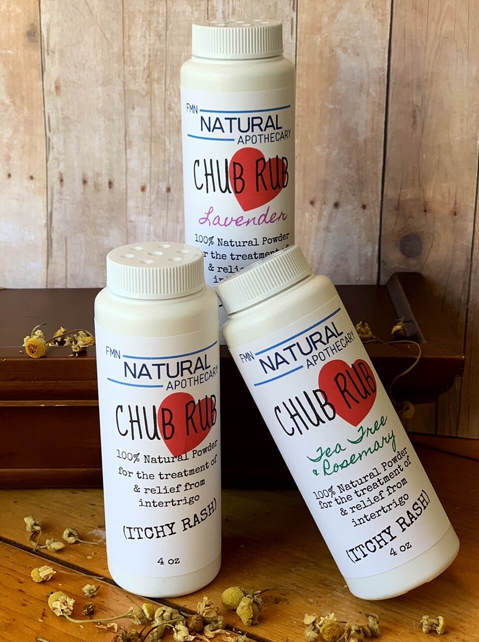 Chub Rub/NATURAL FUNGAL POWDER/Itch Powder/HEALS RASH QUICKLY/Intertrigo Powder/
