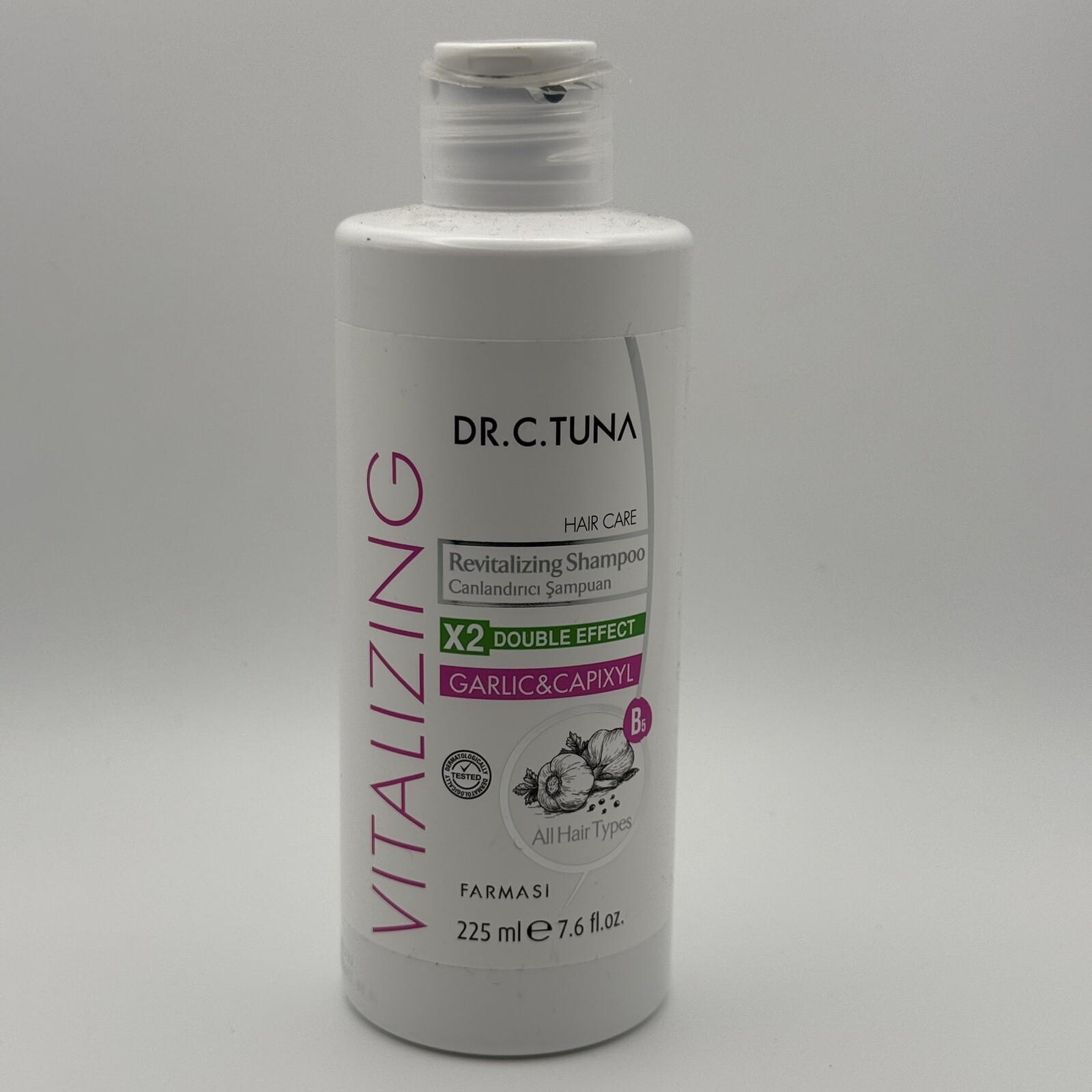 Farmasi Dr. C. Tuna Vitalizing Revitalizing Shampoo – Garlic & Capixyl (225ml)