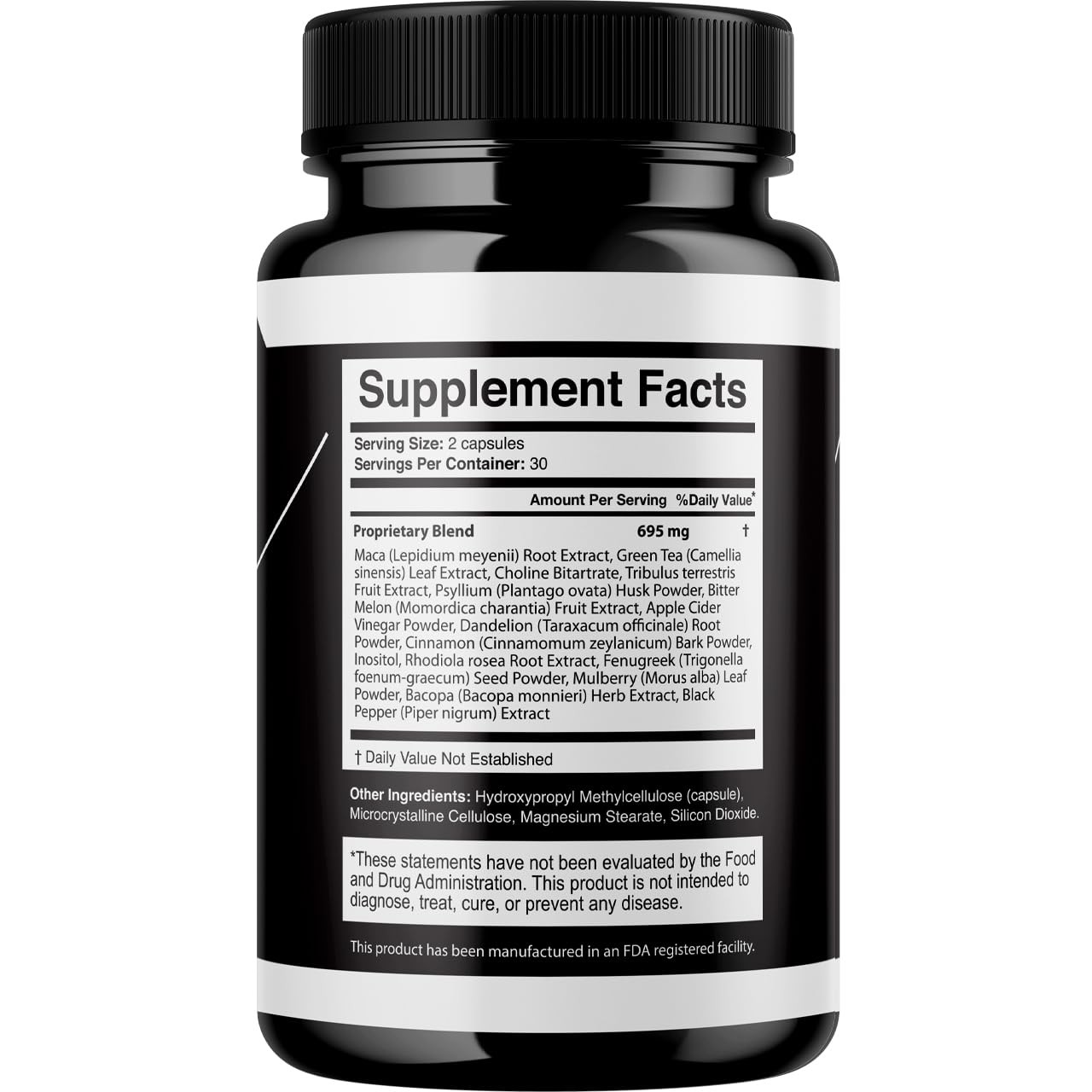 SlimTide Weight Loss Support Supplement Capsules Metabolism Fat Burn 1 Pack 60Ct