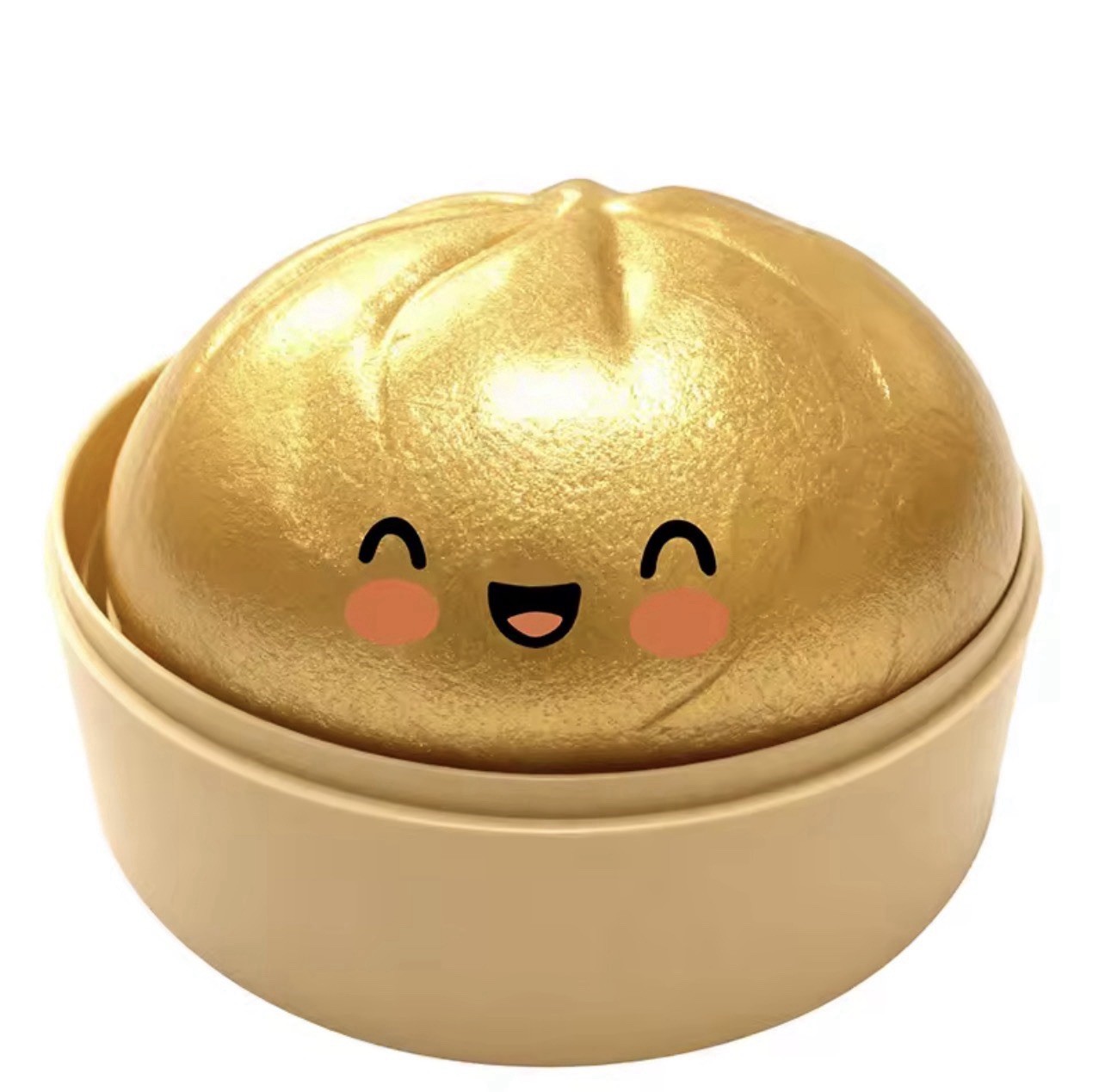 Glitter Dumpling Pressure Squeeze Balls, Stress Relief, PP & TPR, 3.74 x 2.75 in