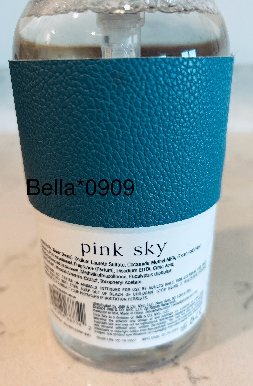 Pink Sky~EUCALYPTUS MINT~ FOAMING Hand Soap 20fl oz/591ML.