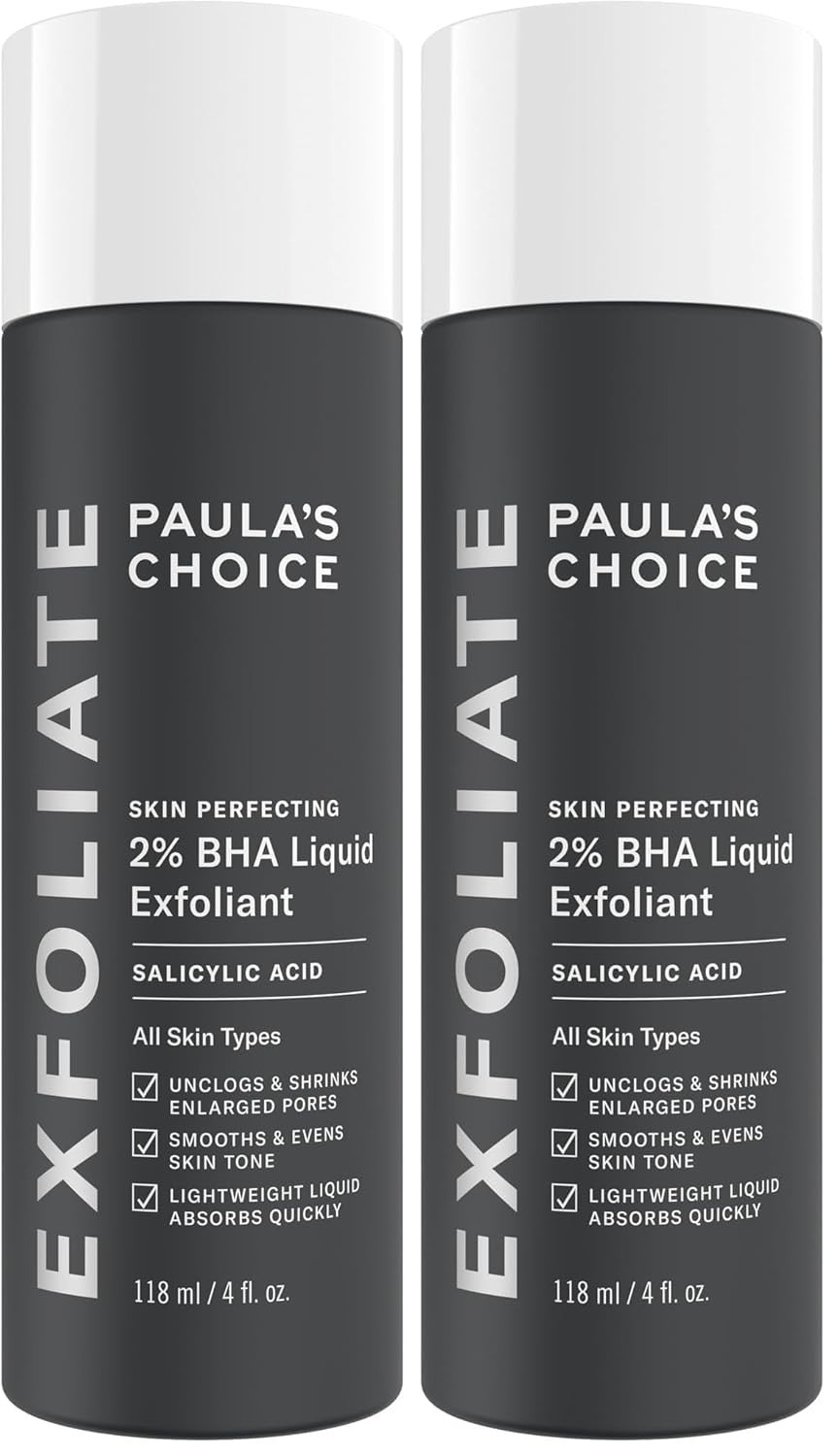 2X Paula’sChoice Skin Perfecting 2% BHA Liquid Exfoliant Salicylic Acid 4 fl oz