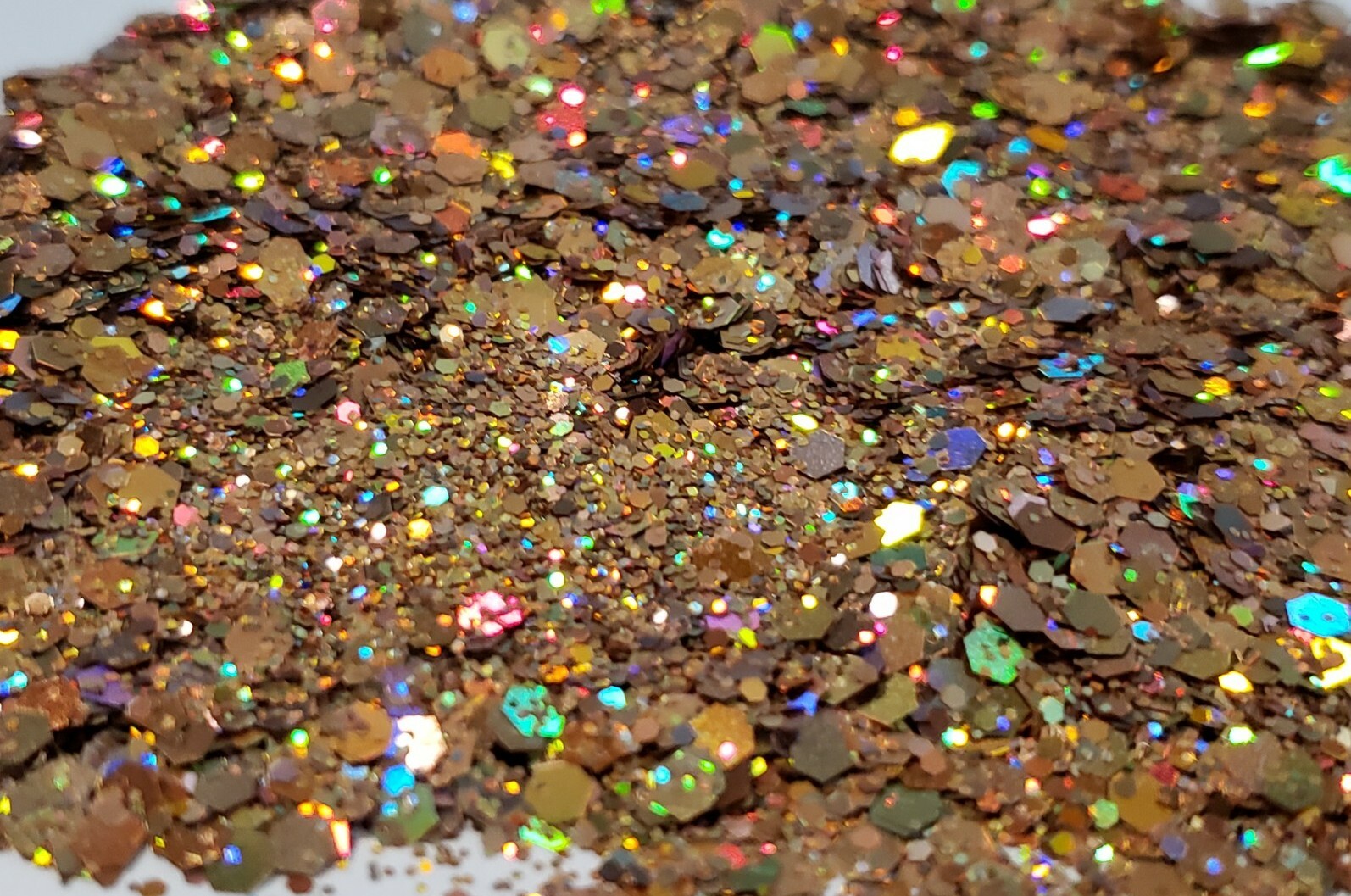 Raw GOLD Chunky Nail Glitter 3 grams