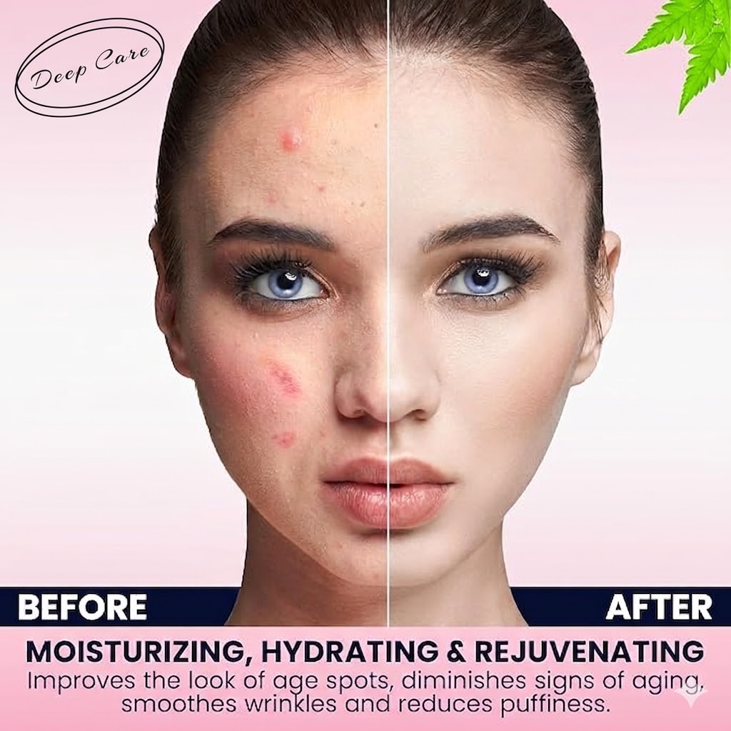 Deep Care 5in1 Face Serum Vitamin C Hyaluronic Acid Collagen Anti Ageing 30ml