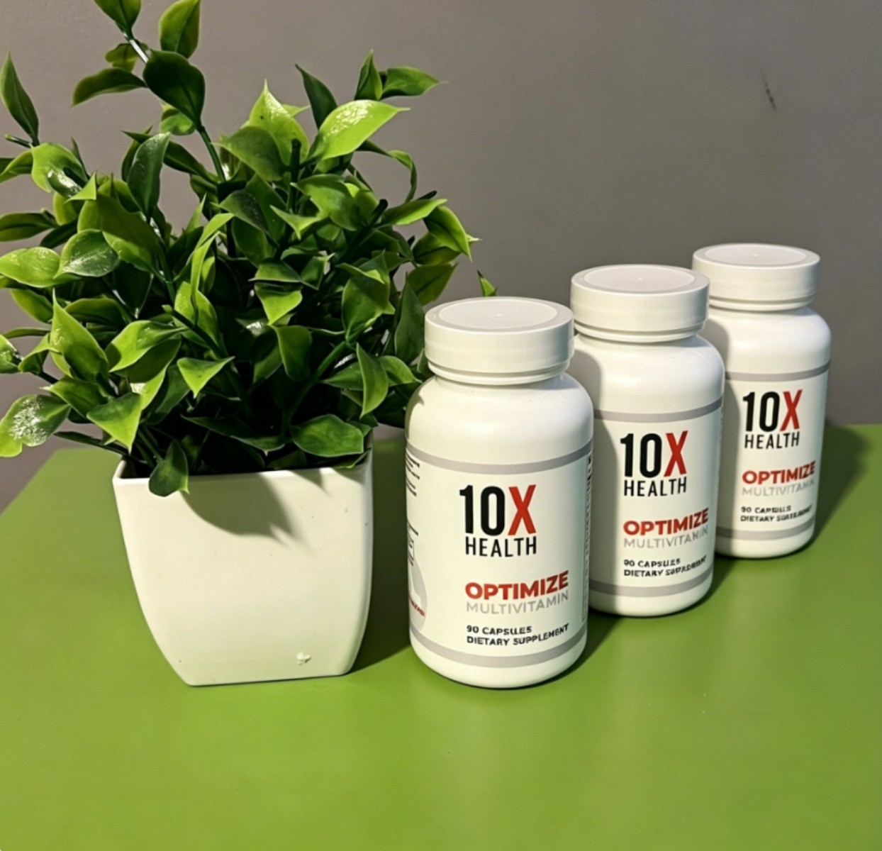 1-3 Optimize Health 10X Methylated Multivitamin for Men & Women 34 in 1 Formula