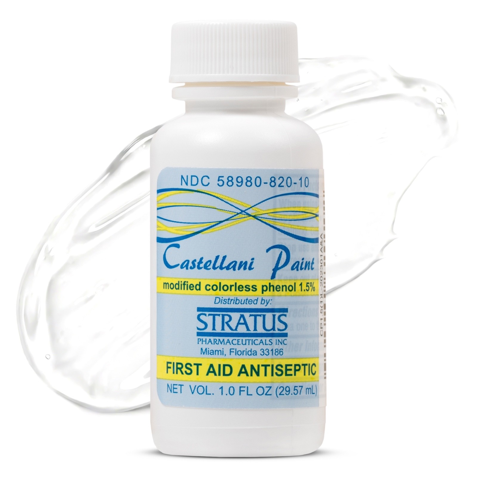 Castellani Paint Antiseptic Colorless 1oz Stratus Pharmaceuticals INC.